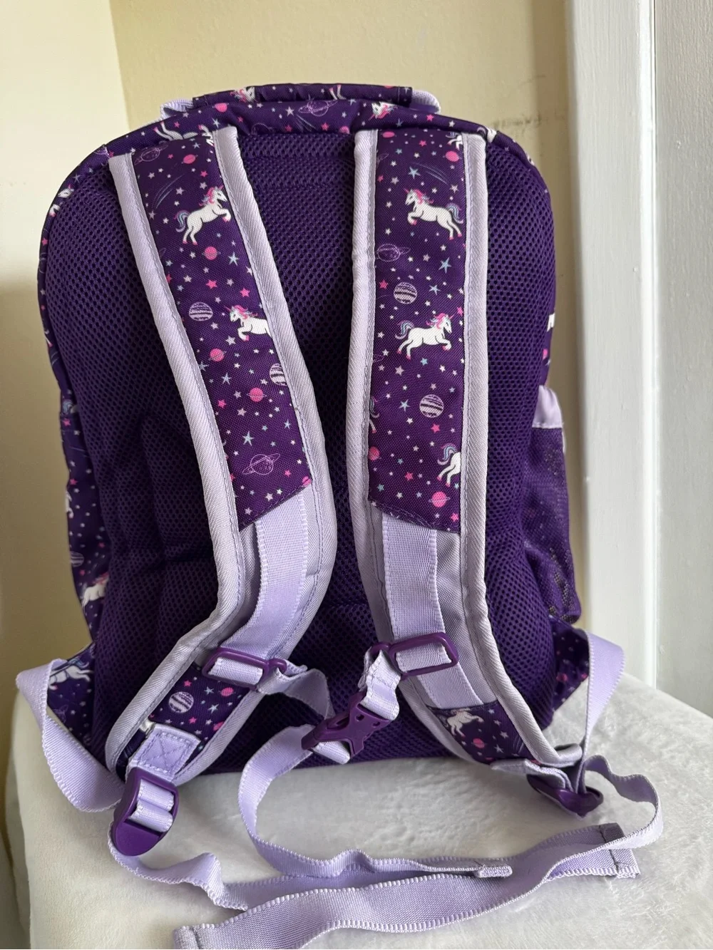 Benigo Kids Unicorn Backpack and Lunch Bag Set - Purple